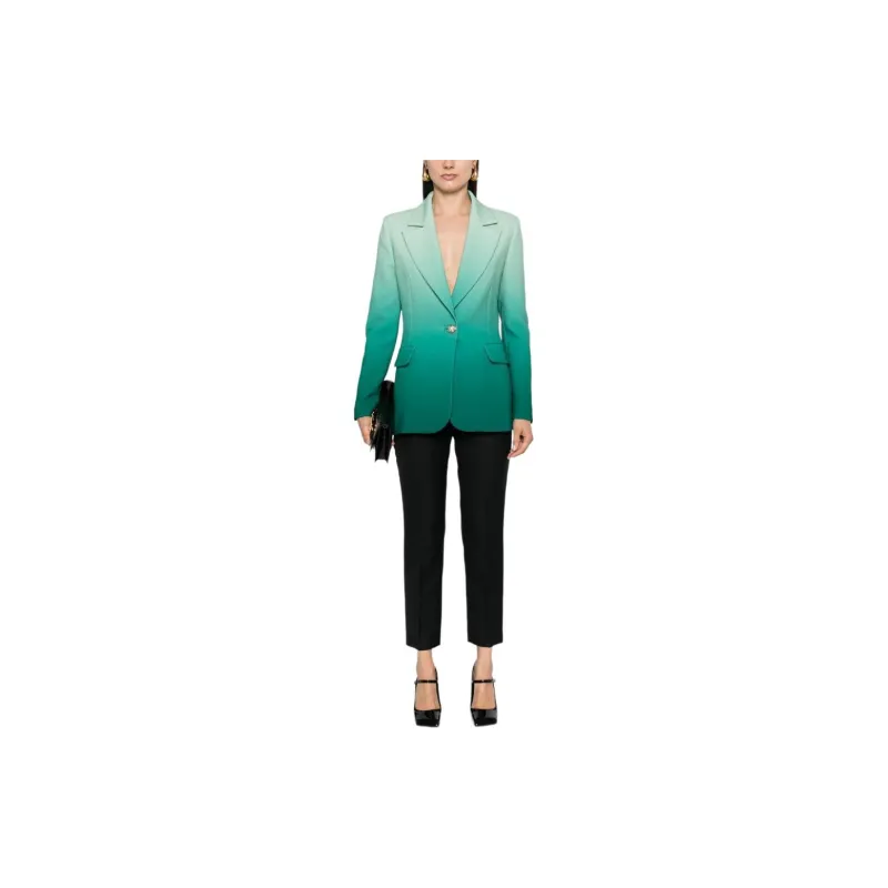 ELIE SAAB Business Suits Coats Women's Grass Green-1