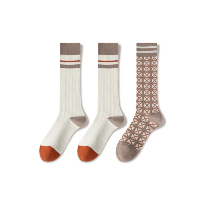 JIAZINI Knee High Socks Women's Combo Set-18