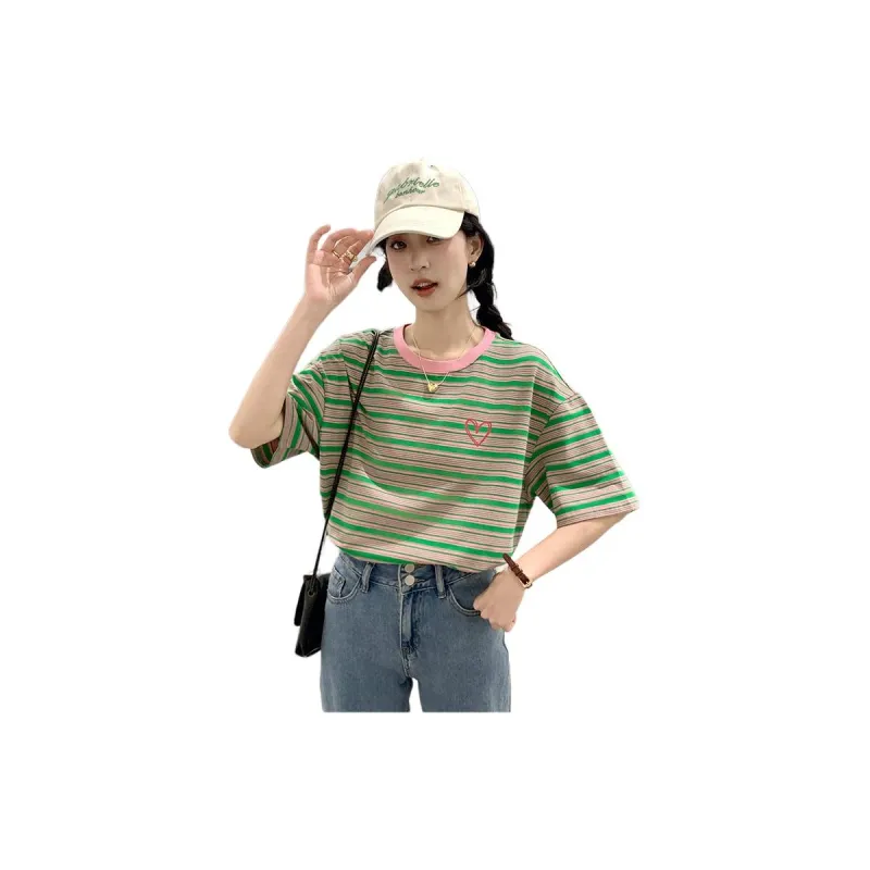 Tonlion T Shirt Women's Spring Green-1