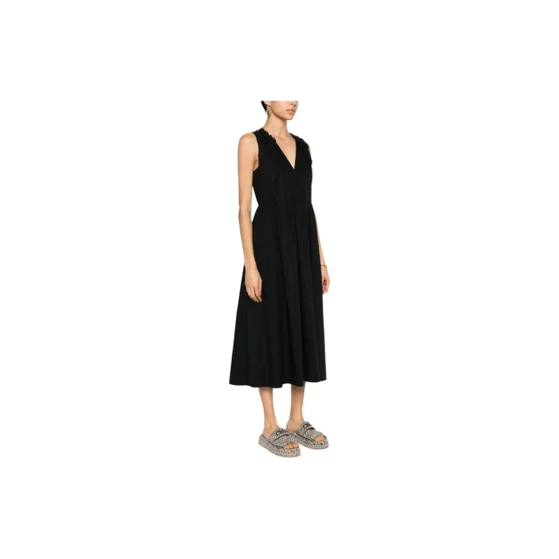 Twinset Floral lace Cotton Midi Dress-3