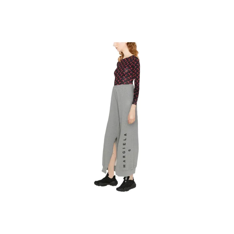 MM6 Maison Margiela SS22 Knitted Sports Pants Women's Gray-2