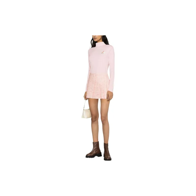 Maje Casual Short Skirts Women's Pink-3