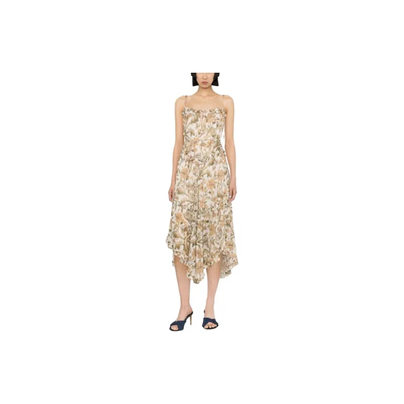 Zimmermann Chintz Floral-print Tiered Dress-3