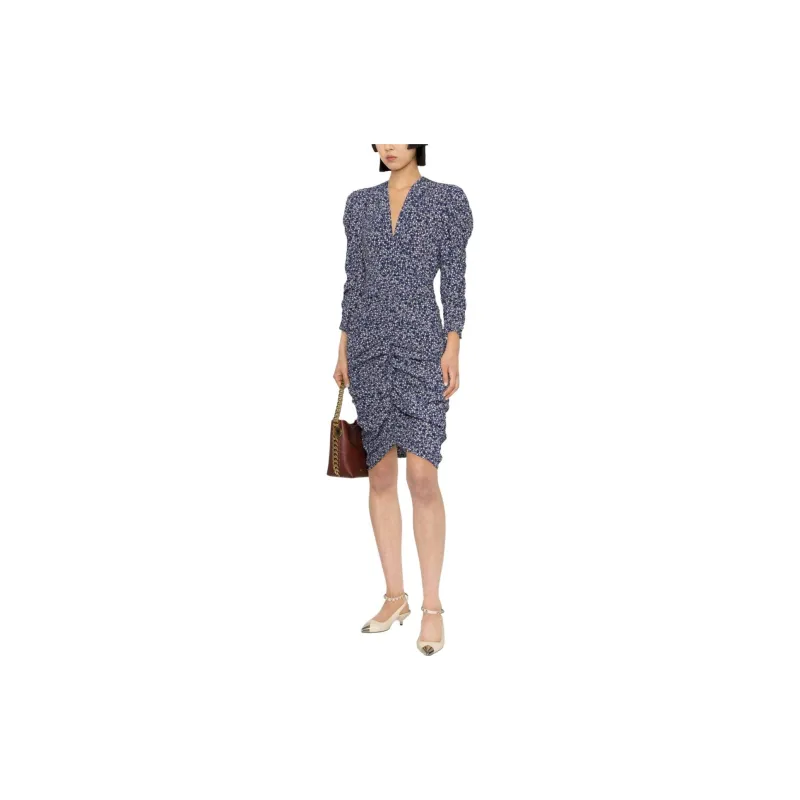 ISABEL MARANT Celina Floral print Silk Dress-1