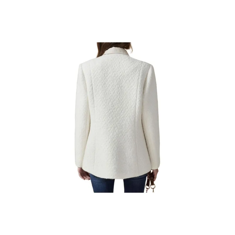 DKNY Coats Women's White-3