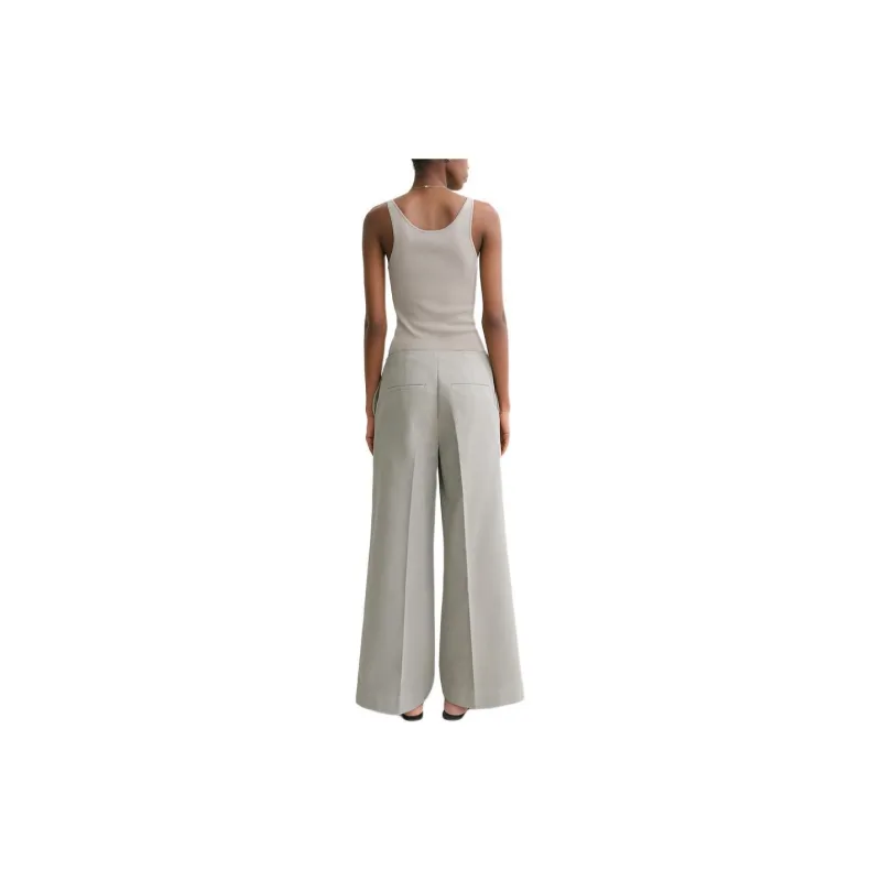 TOTEME Wide Leg High Waisted Trousers-2