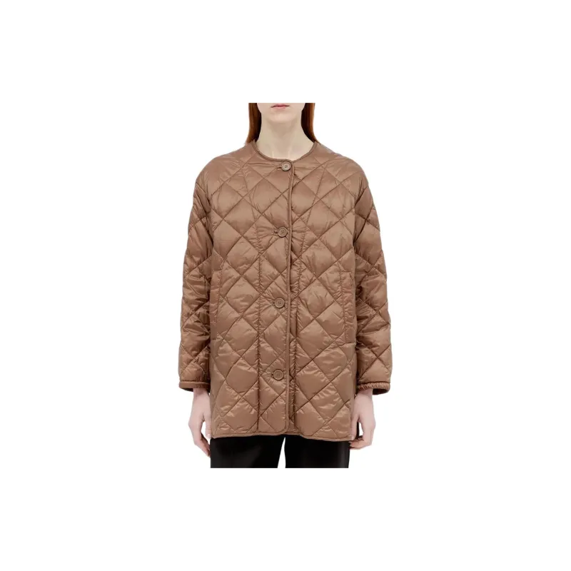 MaxMara Buttoned Long-Sleeved Quilted Jacket-2