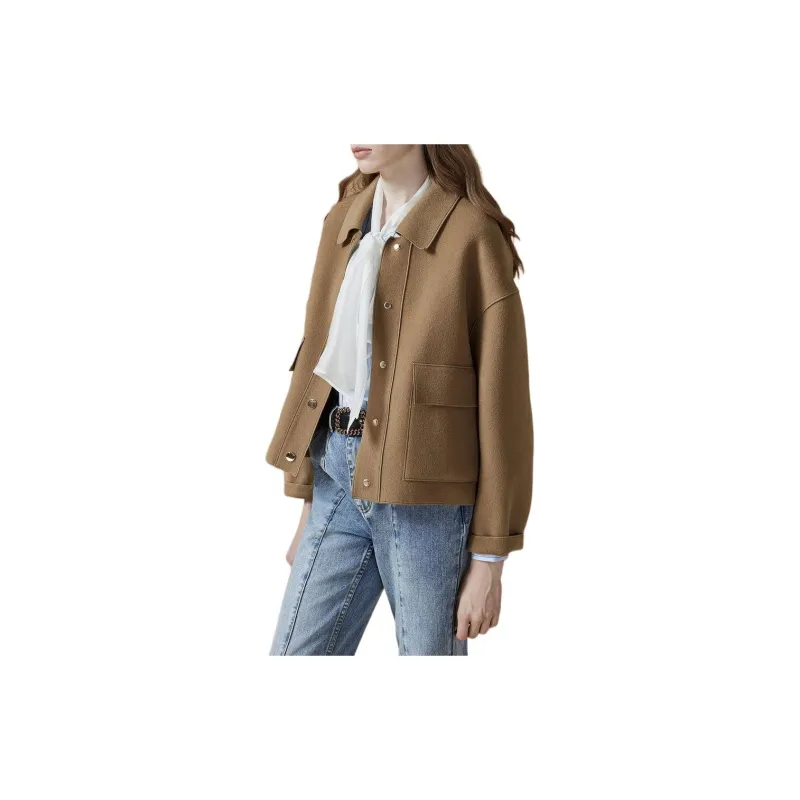 DKNY Coats Women's Camel-4