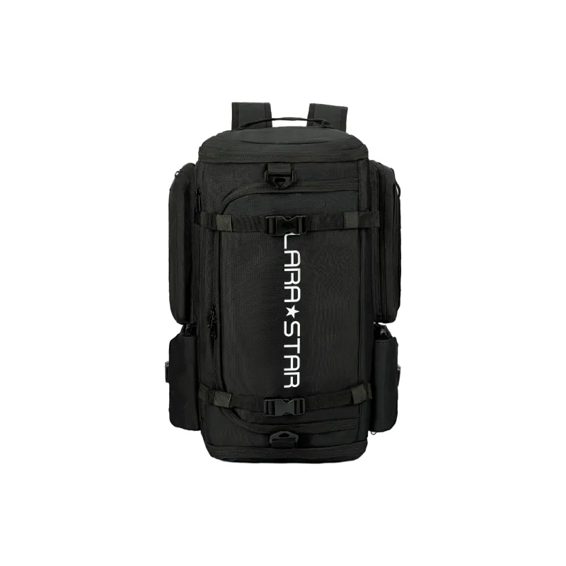 LARA STAR Nylon Muscle Power Backpack Large Size Men's Gray-0