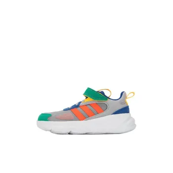 Adidas Neo Ozelle Slip Resistant Shock Absorbers With Abrasion Resistant Properties Low Top Running Shoes Gray Kids'