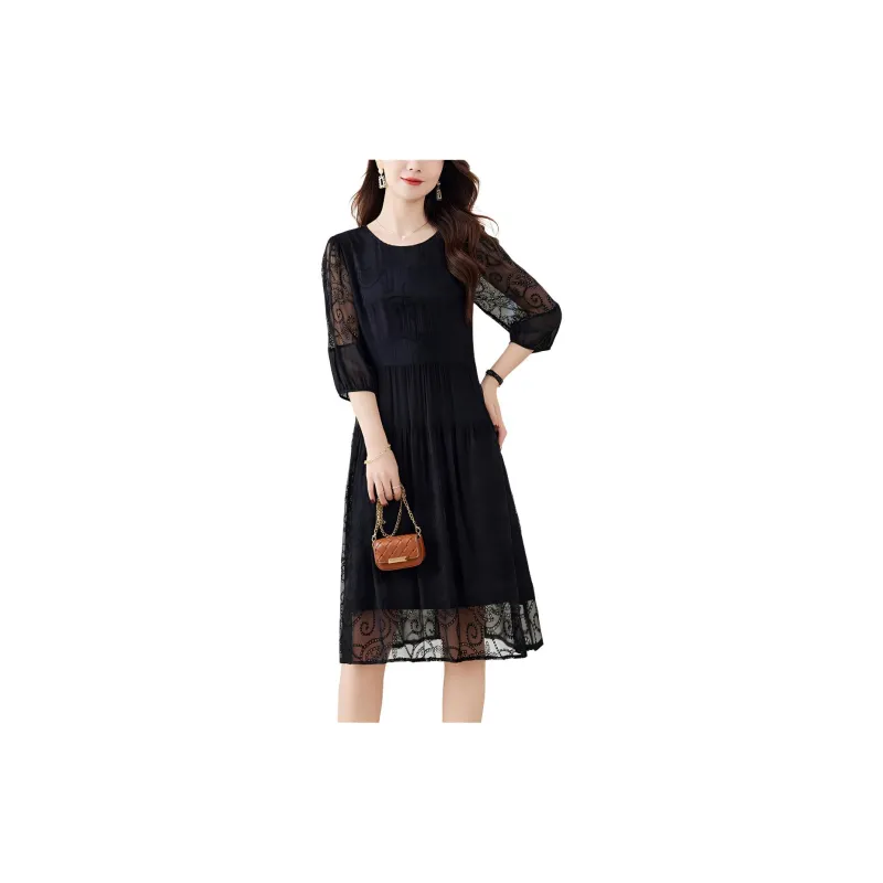 Ink Beauty Short Sleeved Dresses Women's-2
