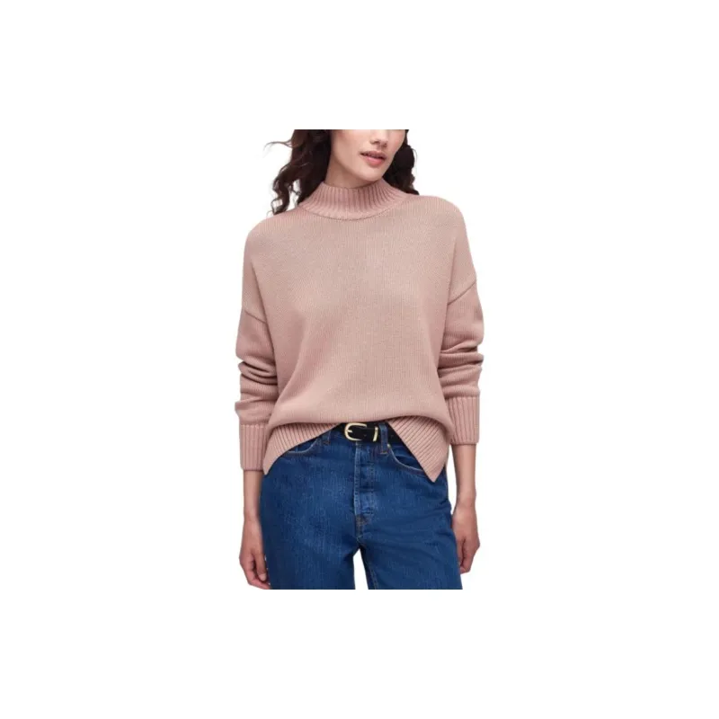 BARBOUR Sandy Knitted Jumper Sweater Women's Pink-1
