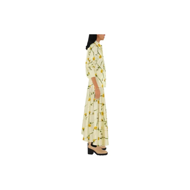 Burberry Dandelion-print Satin Shirt-4