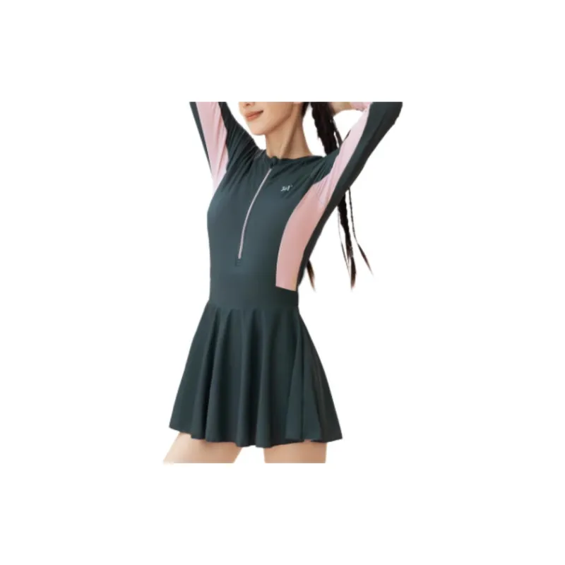361° One-piece Swimsuit Women's Pink Purple-2