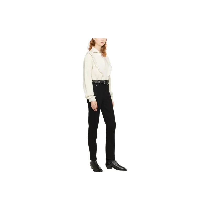 GANNI Slim leg Cropped Jeans-3