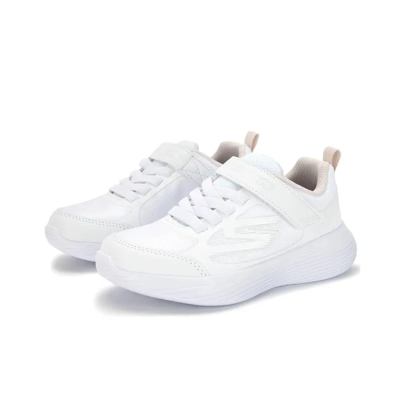Skechers Go Run 400 V2 Slip-Resistant Cushioning Abrasion-Resistant Low-Top Kids Lifestyle Shoes White Teenagers-2