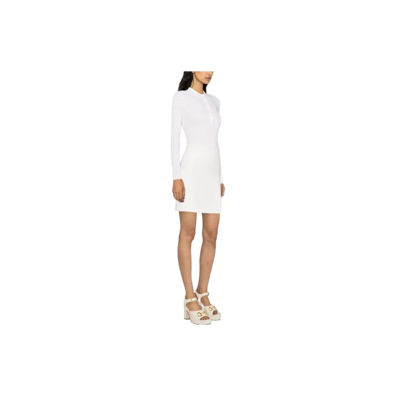 PAROSH Casual Short Skirts Women's Ivory-3
