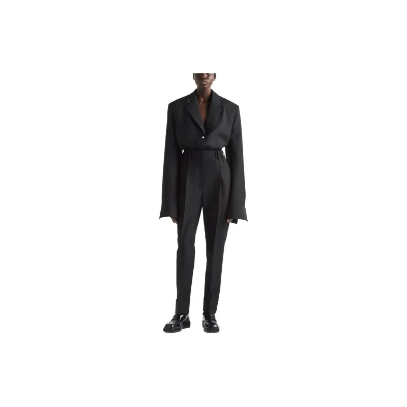 PRADA SS24 Suit Trouser Women's Black-2