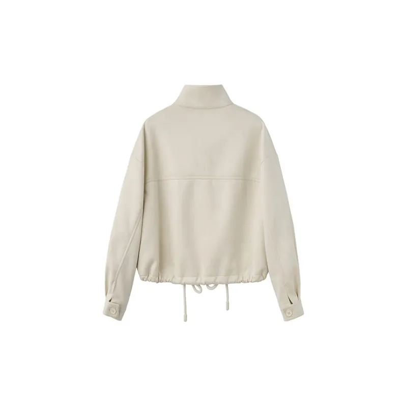 BASIC HOUSE Jackets Coats Women's Beige-1