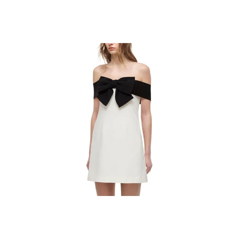 Self-portrait Sleeveless Dresses Women's White-2