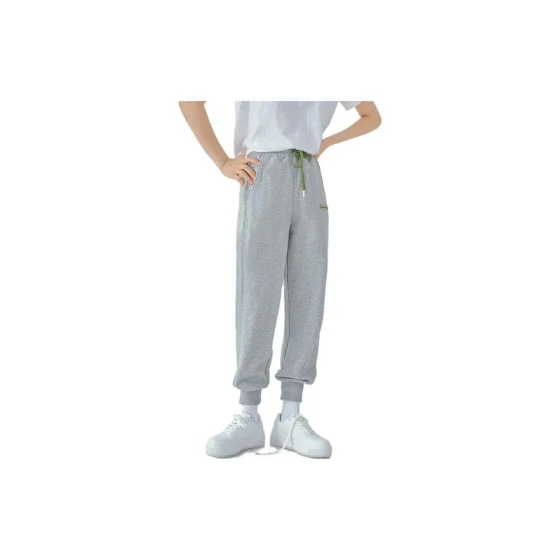 HSTYLE Casual Pants Women's Heather Gray-2