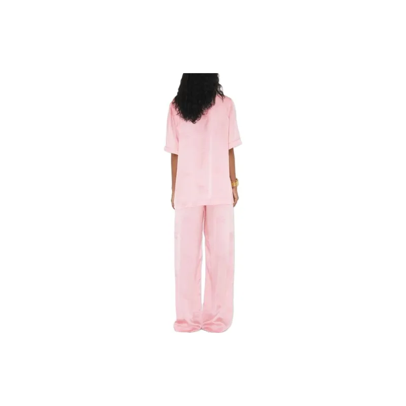 Burberry Ekd Jacquard Silk Pyjama Shirt-3