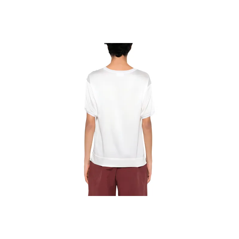 PAROSH T Shirt Women's Ivory White-2