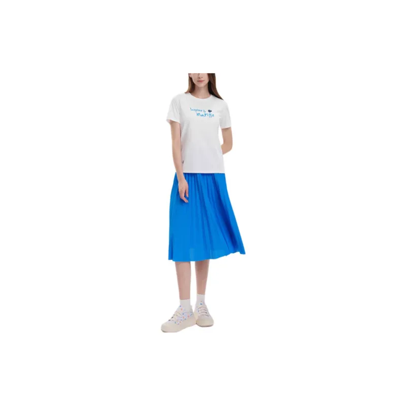 FILA Casual Long Skirts Women's Blue-3