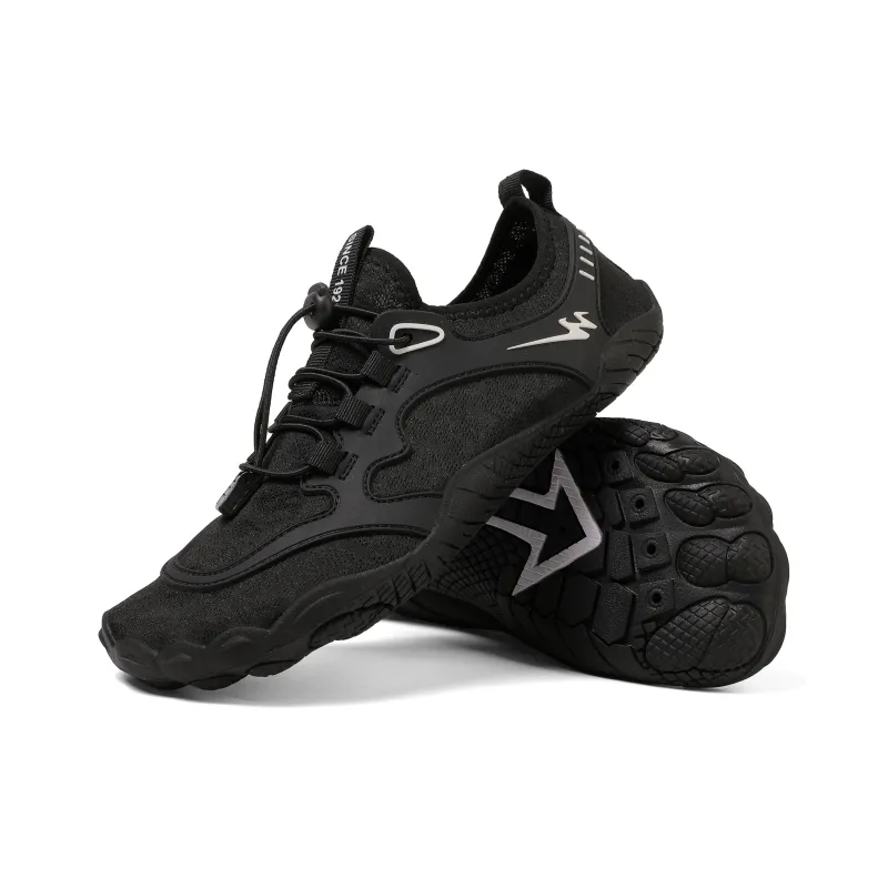 Binary River Trekking Shoes Unisex Black-4