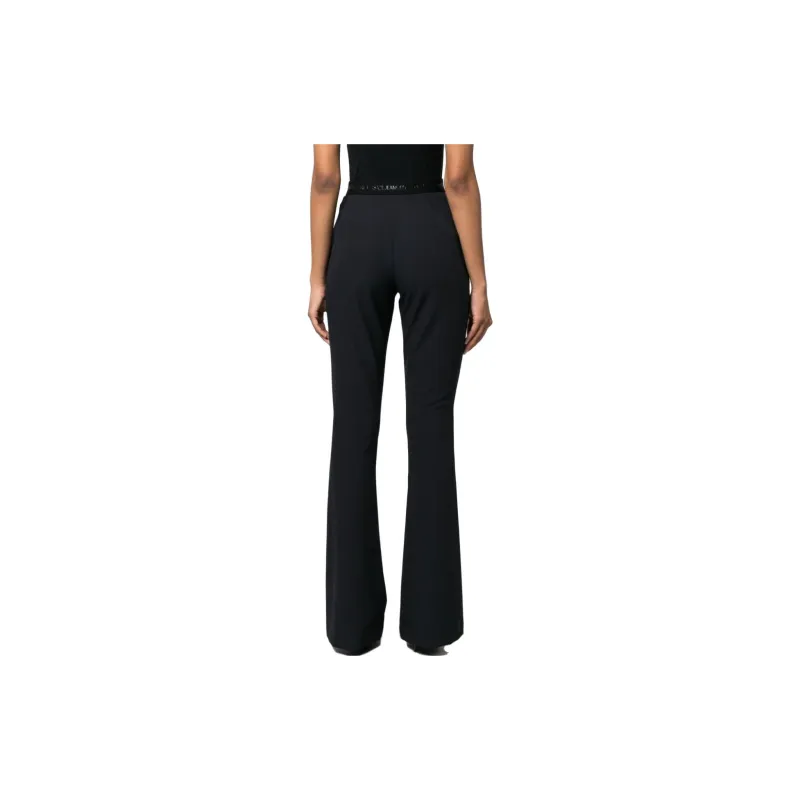 VERSACE JEANS COUTURE Logo waistband Flared Trousers-2