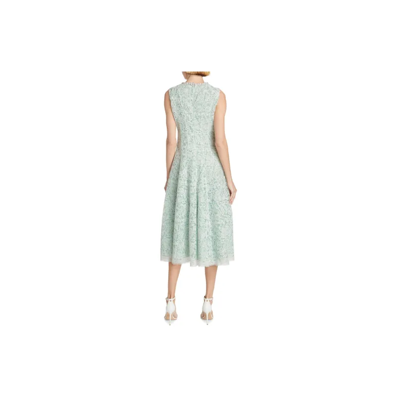 Self-portrait Floral-lace Midi Dress-2