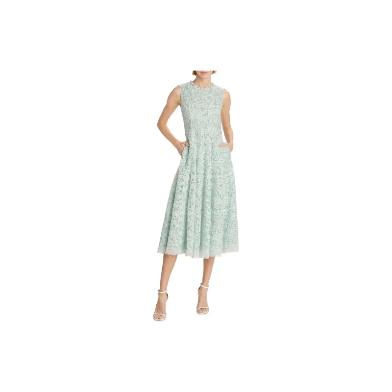 Self-portrait Floral-lace Midi Dress-1
