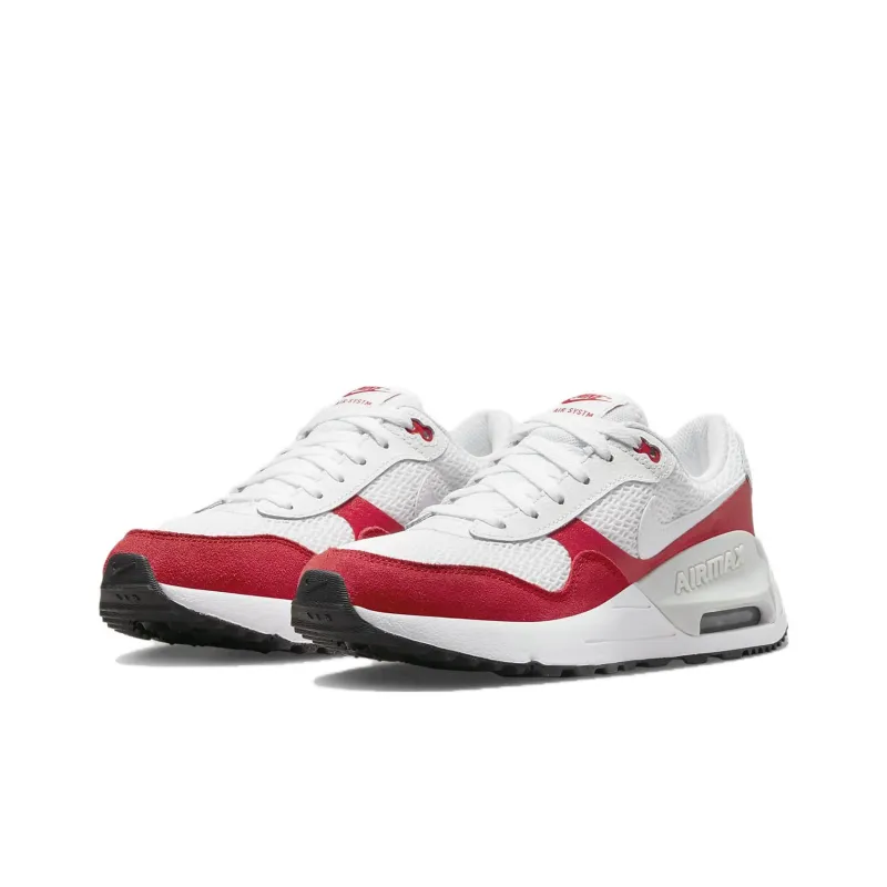 Nike Air Max SYSTM GS 'White University Red'-2