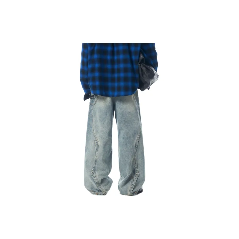 JHYQ Jeans Unisex Blue-7