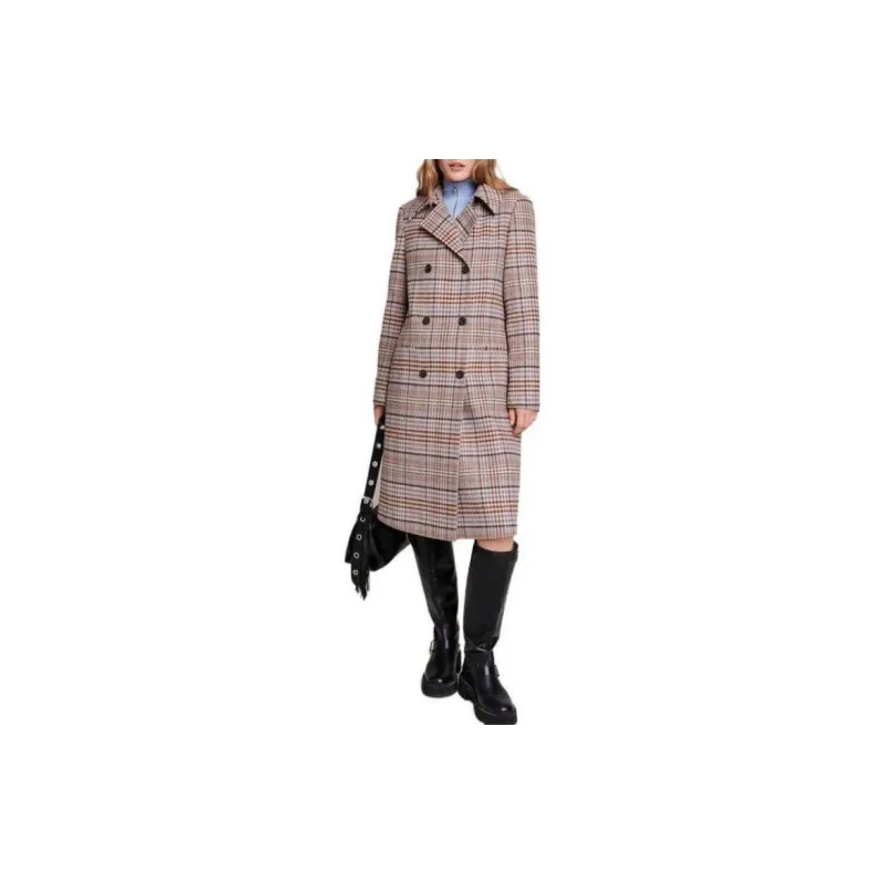 Maje Coats Women's Light Umber-1