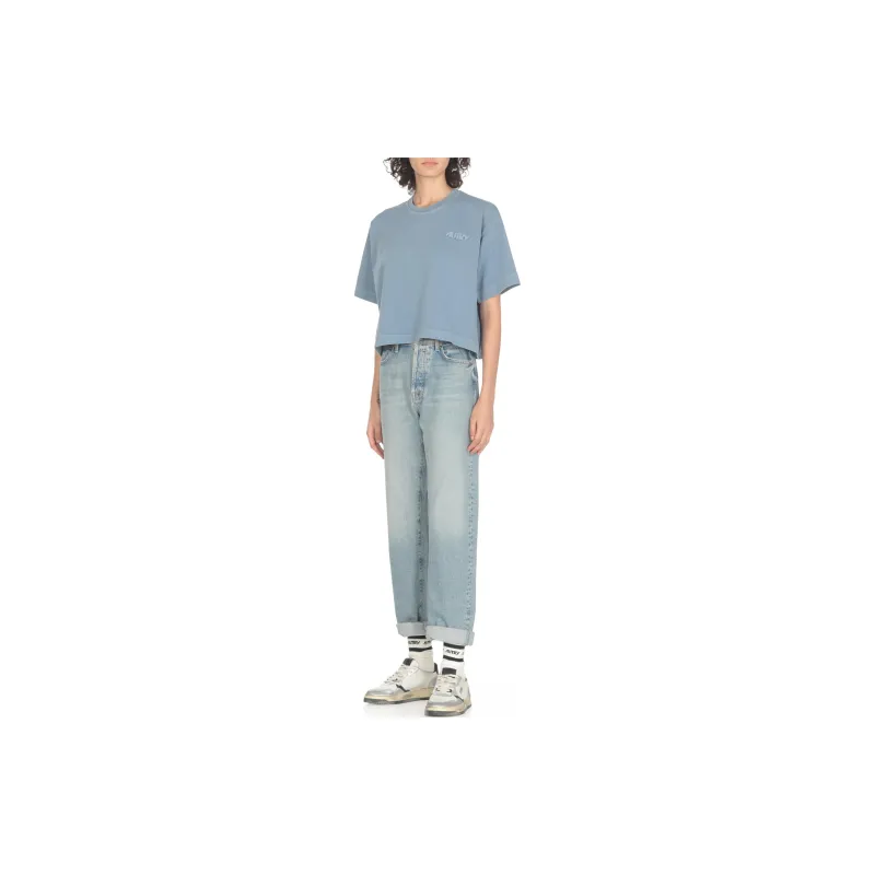 AUTRY Boxy Fit Cropped T Shirt-3