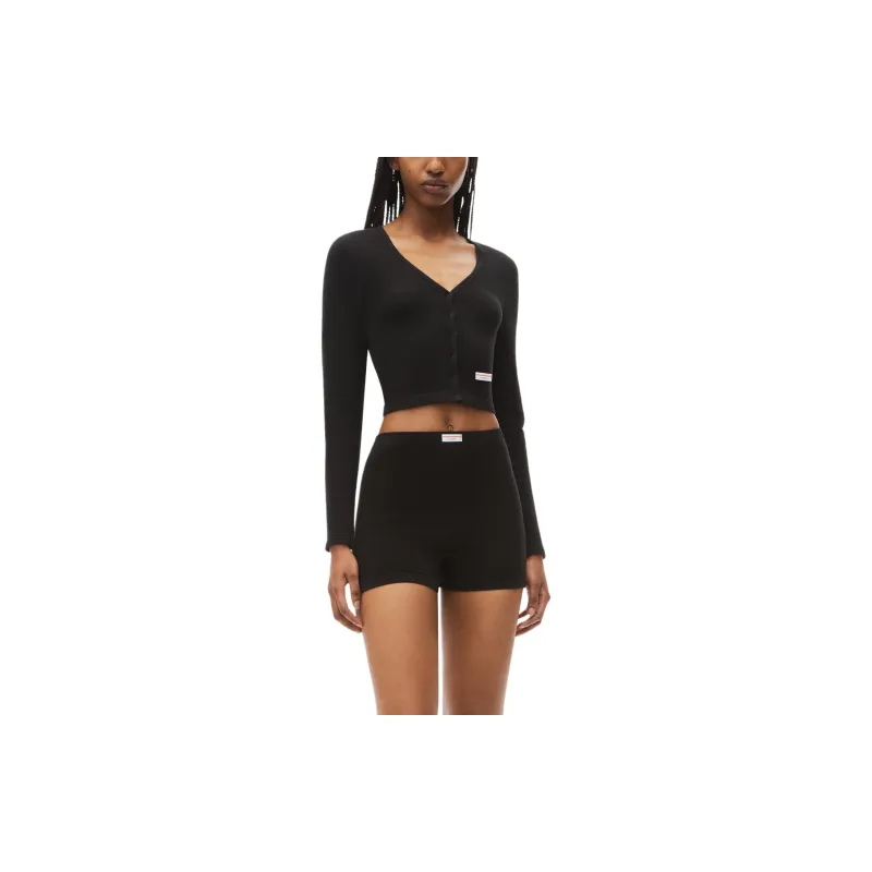 Alexander Wang V neck Cropped Cardigan-3