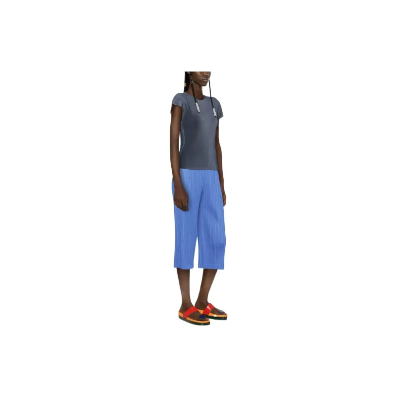 PLEATS PLEASE ISSEY MIYAKE Casual Pants Women's Blue-3