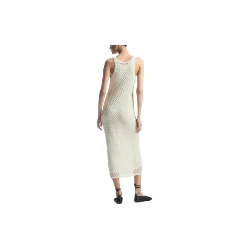 COS Slip Dresses Women's Beige-3