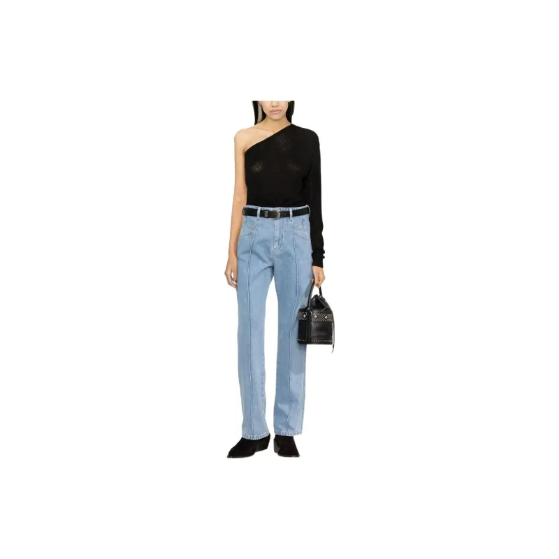 ISABEL MARANT Logo Patch Nadege Jeans-2