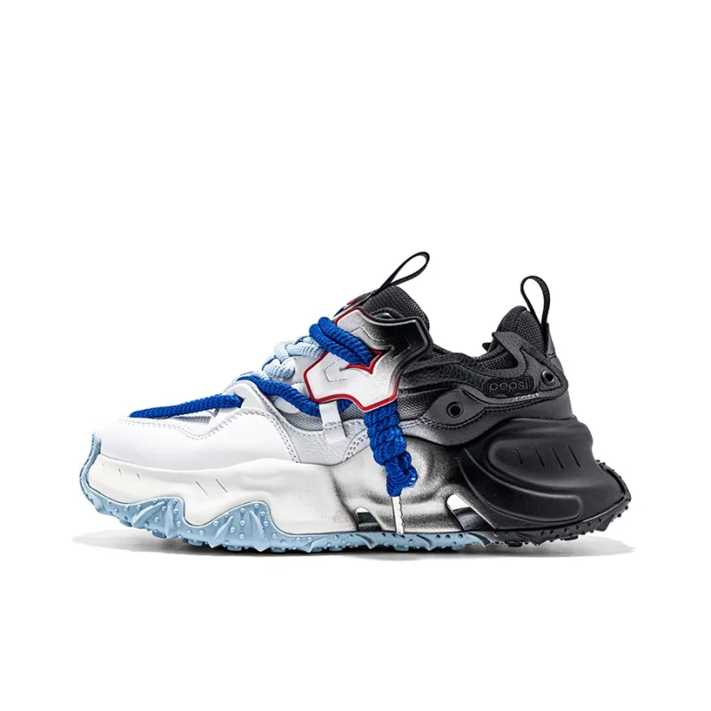 Pepsi Jelly Color Series Cushioned Slip-Resistant Abrasion-Resistant Low-Top Chunky Sneakers Unisex Exclusive Box-50