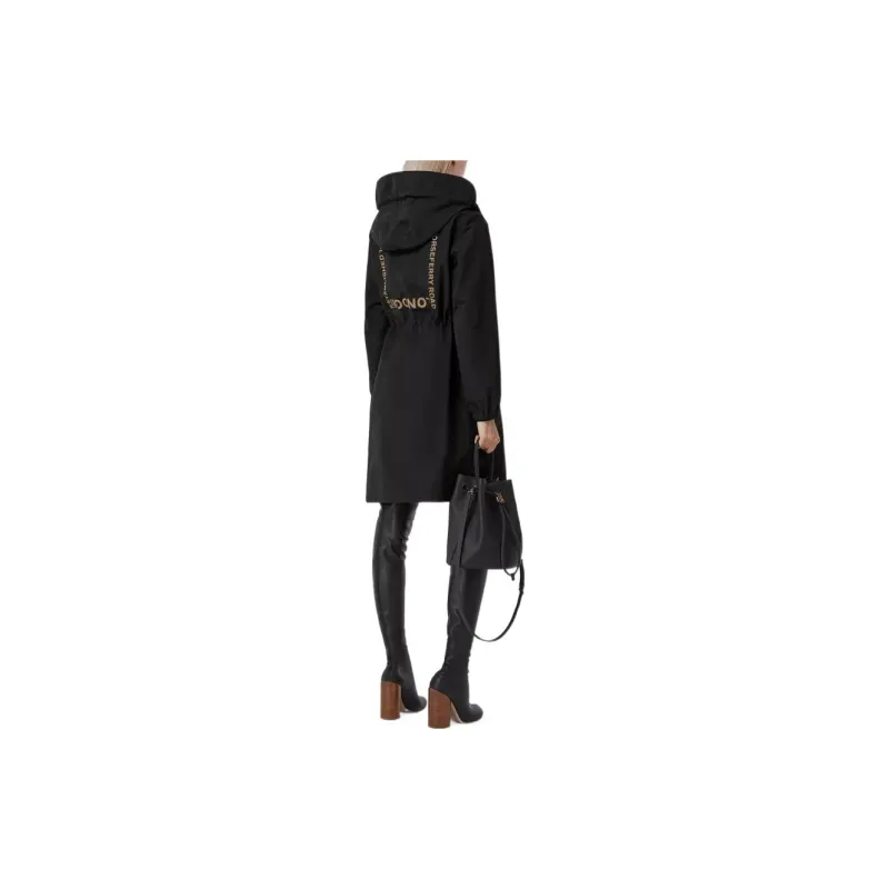 Burberry Trench Coat Women's Black-2