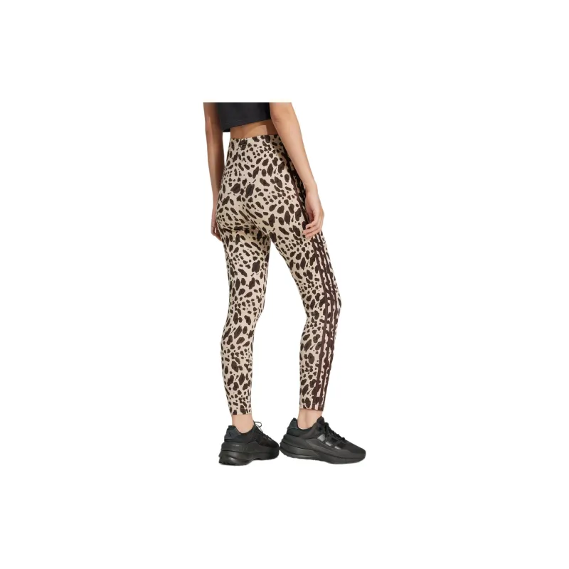 Adidas Free Shipping With AdiClub Essentials 3 Stripes Animal Print Leggings-3