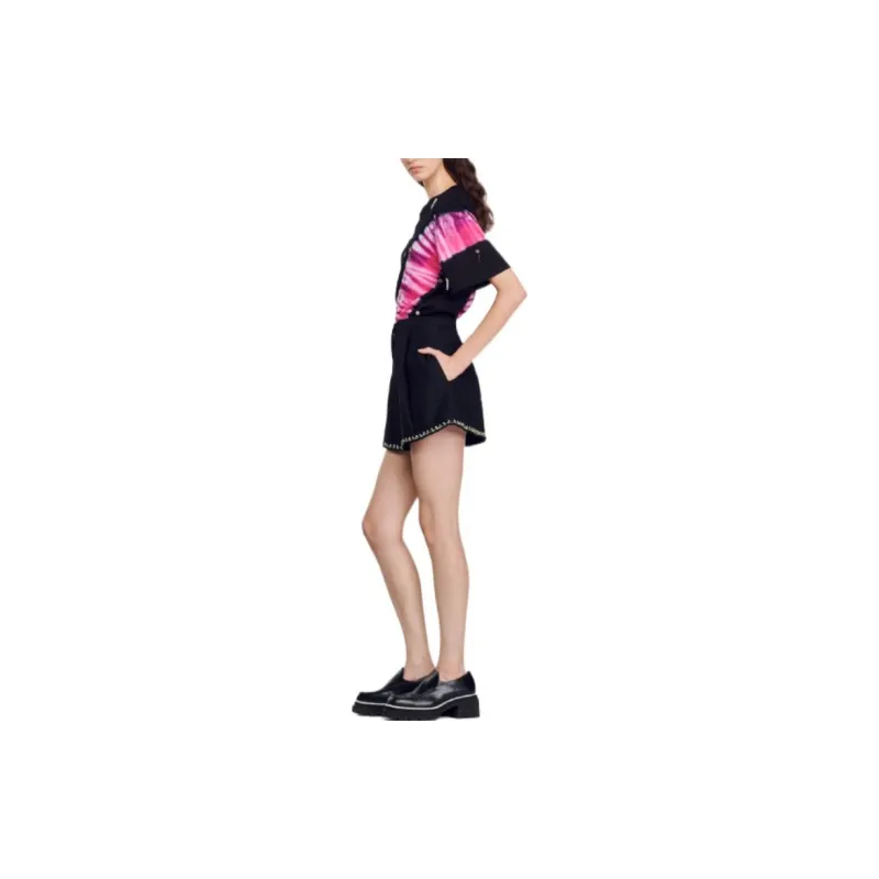 Sandro Casual Shorts Women's Black-2
