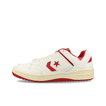 Converse Weapon O Cushioning Low Top Skateboard Shoes Men's White Red