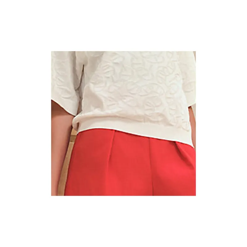 HERMES Knitwear Women's Gray White-4