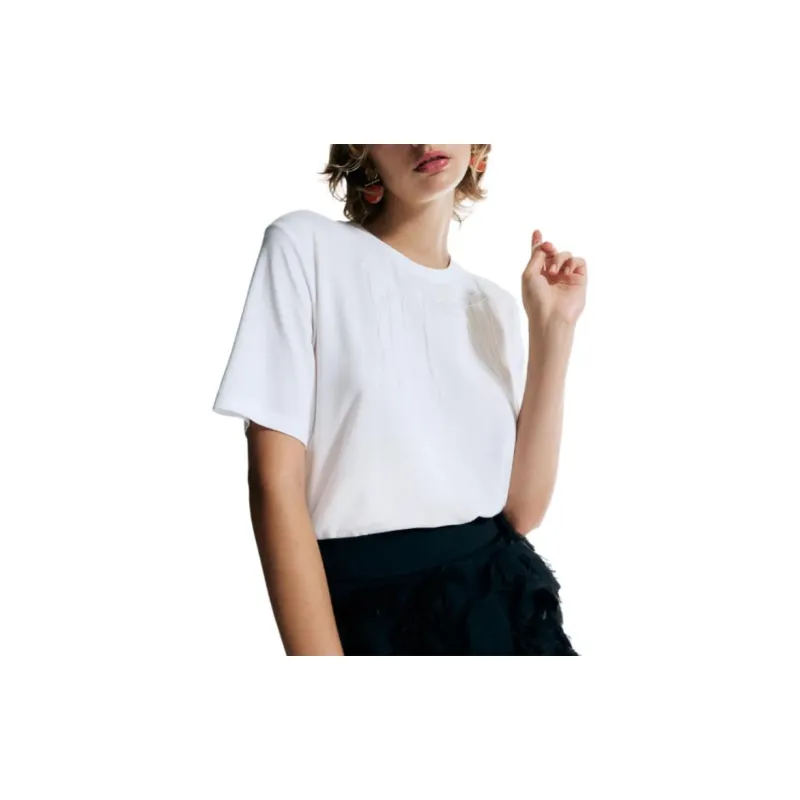 H&M ANAMIKA KHANNA Collaboration T-Shirts Women's White-1