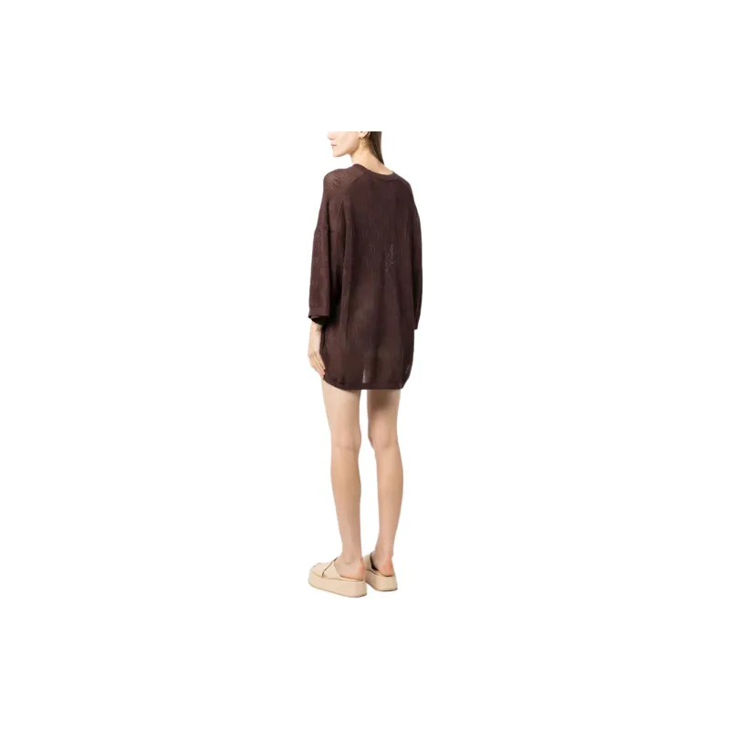 NANUSHKA Logo Crochet Mini Dress-2