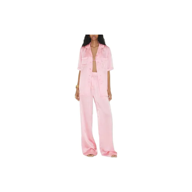 Burberry Ekd Jacquard Silk Pyjama Shirt-1