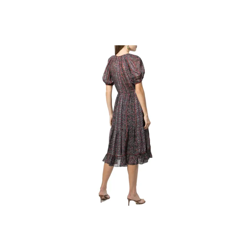 Ulla Johnson Berenice Floral-print Silk Dress-2